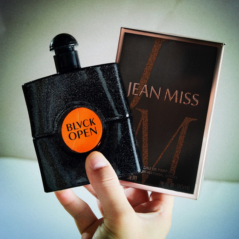 Small town Yixiang black coffee ladies perfume lasting fragrance cross-border explosions black opium Vietnam perfume wholesale 90ML