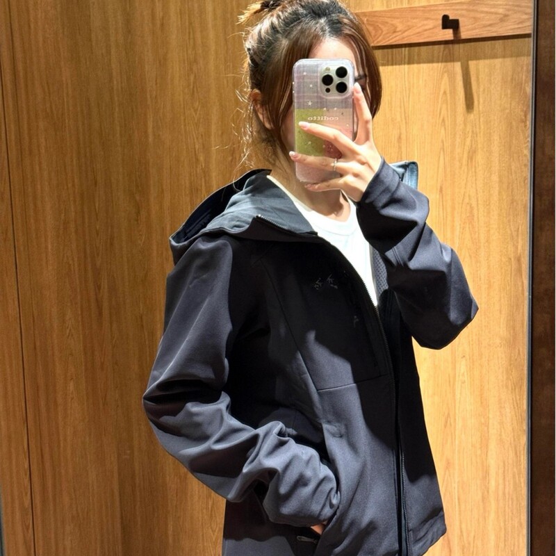 Cross-border NiaoJia same style Gamma hoody women's windproof and waterproof hooded soft shell jacket, new autumn model