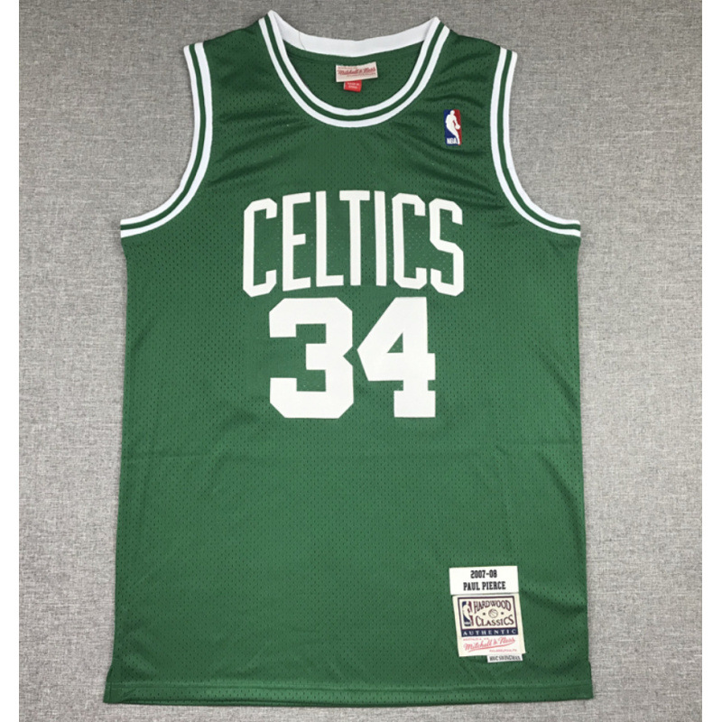 Selección transfronteriza de ropa de Baloncesto NBA Celtics Celtics Celtics 5 Garnett 33 Bird Bird 34 Pier