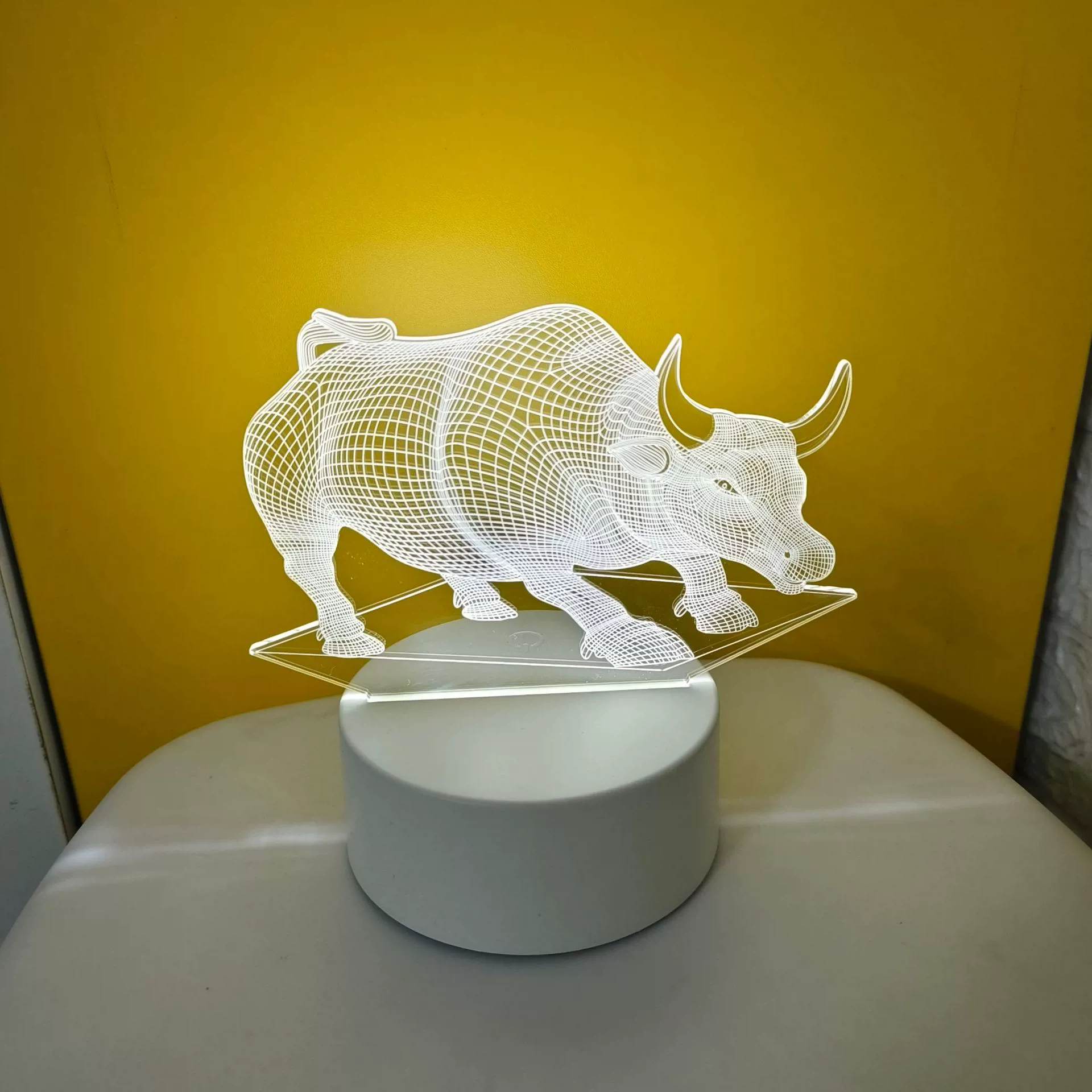 3D night lamp (yayli) little night lantern, 4w usb, acrylic panel + abs base, customizable patterns