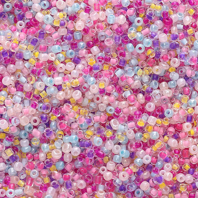 33# 2mm vibrant series, assorted 10 colors, 10 grams/pack, approximately 700 pieces