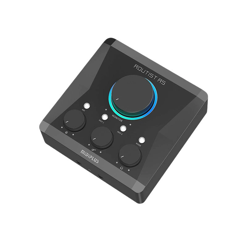 Midiplus RS second -generation external sound card live broadcast K singer computer computer recording OTG Midian microphone set
