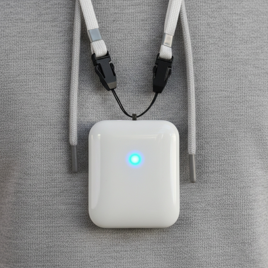 Cross-Border Foreign Trade Wearable Air Purifier, Neck-Hanging Type, Smoke and Pollen Removal Generator, Negative Ion Purifier