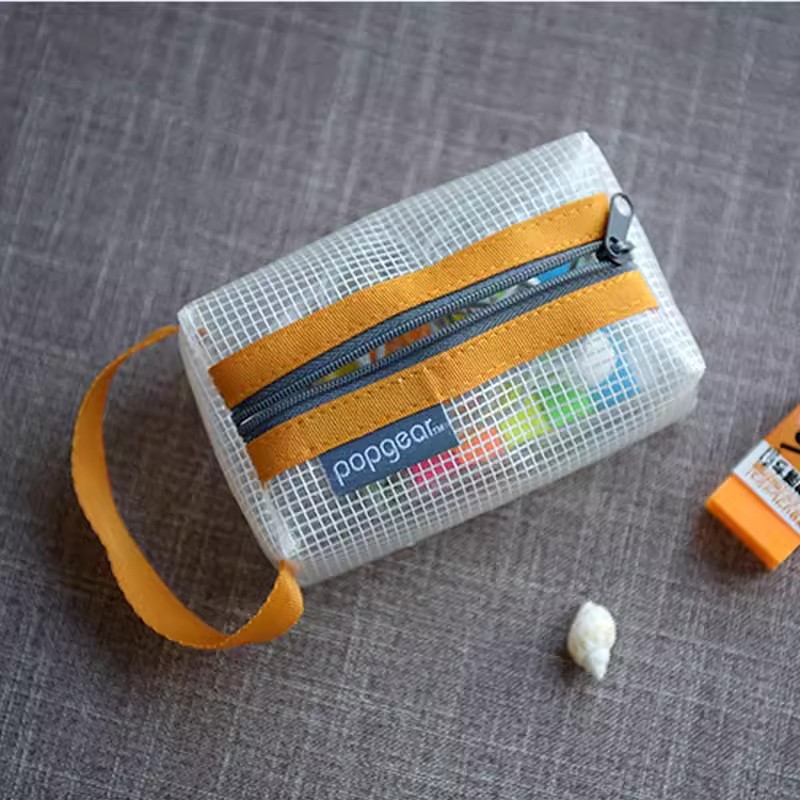 FOLDERMATE fumeigao 830 caja de lápices tridimensional bolsa de almacenamiento semitransparente impermeable para almacenamiento de oficina de estudiantes de gran capacidad