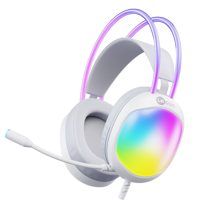Лайку HT410 Lights 7.1 канал наушники гарнитура USB проводные с пшеницей игровой игра настольный заголовок