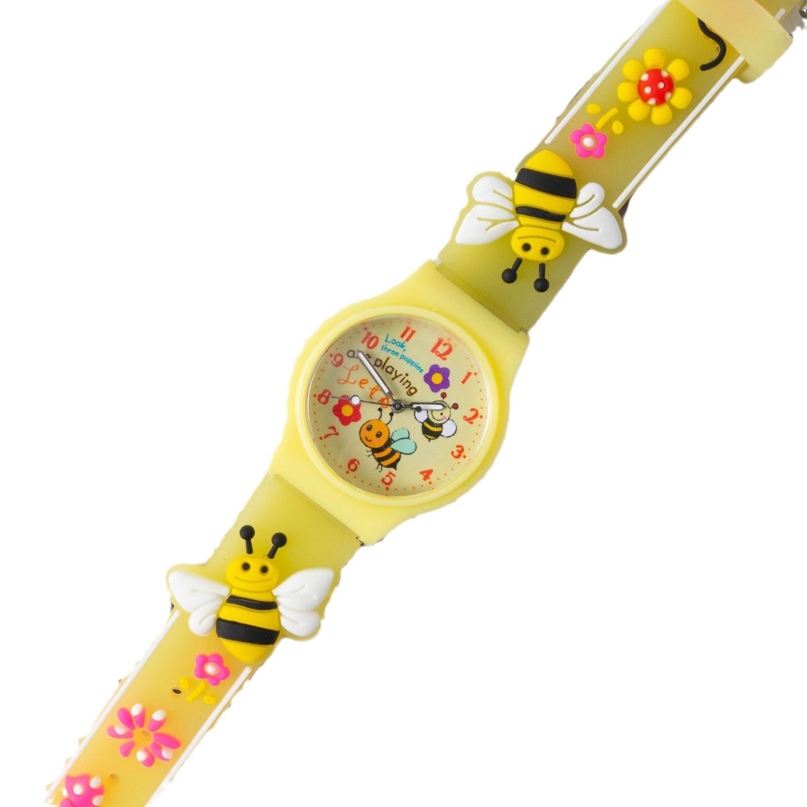 children's cartoon silicone cute waterproof quartz watch for early…
