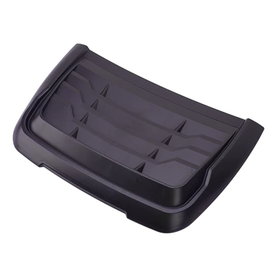 Car Accessories Hood Air Intake Cover Deflector Fake Air Vent Sticker Modified Hood Decorative Air Outlet (Spoiler) - matt-black