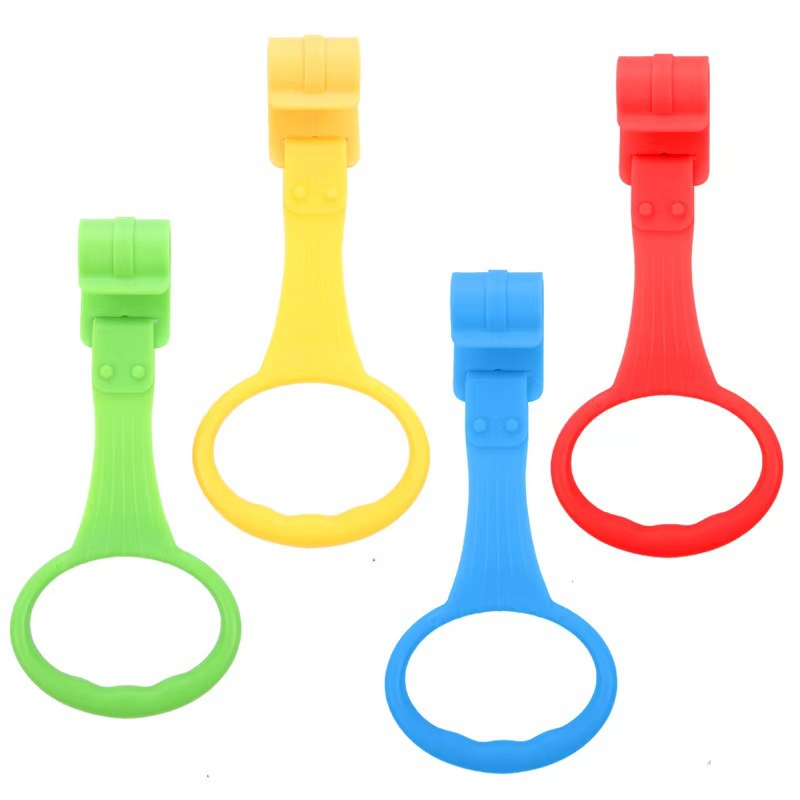 Baby Learns to Stand Pull Ring Fence Kidsren's Toddler Hand Pull Ring Toy Infant Bed Fence Fitness Exercise Arm Strength