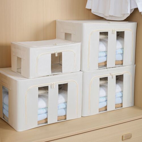 Paisiron's new organizer-specific environmentally friendly storage box waterproof Oxford fabric 66-liter clothing quilt box