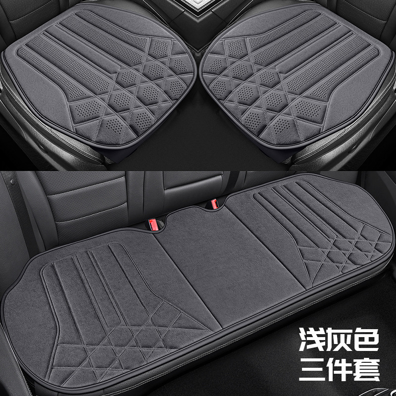 外国貿易クロスボーダー四季通用の自動車の座布団のスエードの馬のサドルの座布団の車のマットの冬のぬいぐるみの内装|undefined