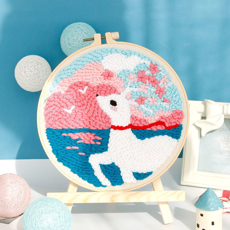 ロシアのスタンプ刺繍手作り diy ウール絵画カップルヘビ年装飾品刺繍ギフト材料パッケージ|undefined