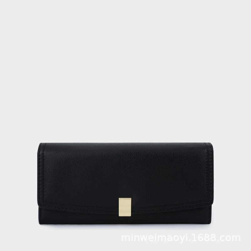 金色五金长款钱包 Gold Tone Hardware Long Purse