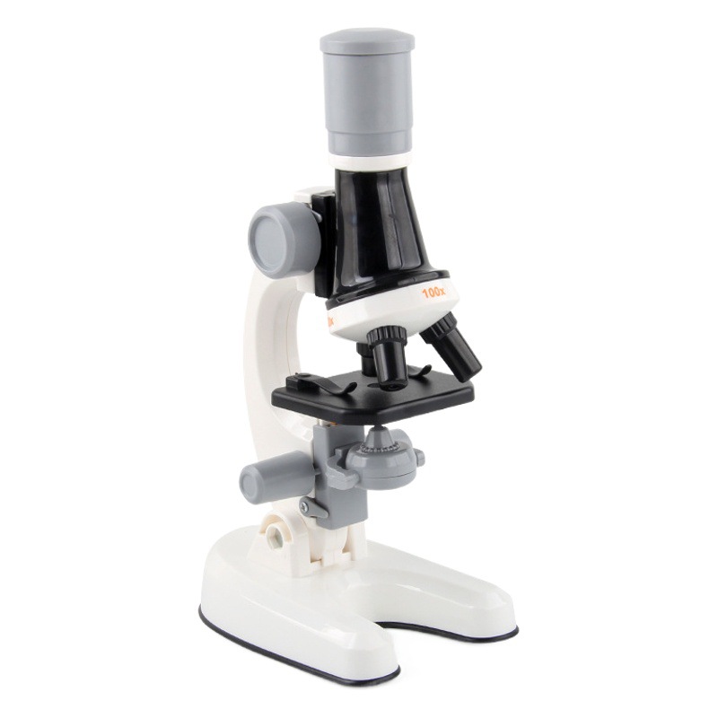 La exportación transfronteriza 1200 veces microscopio traje de juguete estudiante de escuela primaria experimento biológico científico equipo Microscopio de juguete
