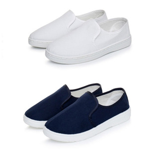 Anti-Static Canvas Mid-Towel Pu Soft-Soled Workshop Work Shoes Dust-Free Shoes Digital Factory Dust-Proof Clean Shoes for Men and Women