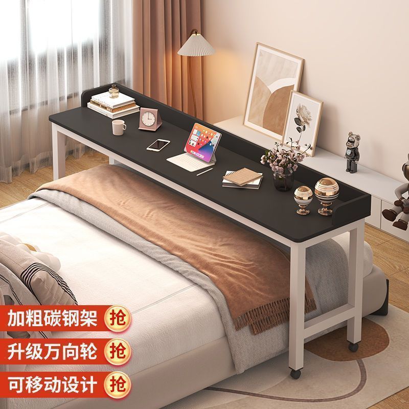 Mesa de cama transversal, escritorio móvil, escritorio de computadora, escritorio de escritorio en la cama del dormitorio, escritorio de escrit