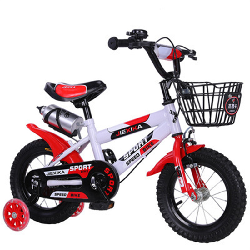 Bicicletas infantiles 12 - 14 - 16 - 18 - 20 pulgadas para niños y niñas con asiento trasero bicicleta cochecito para niños