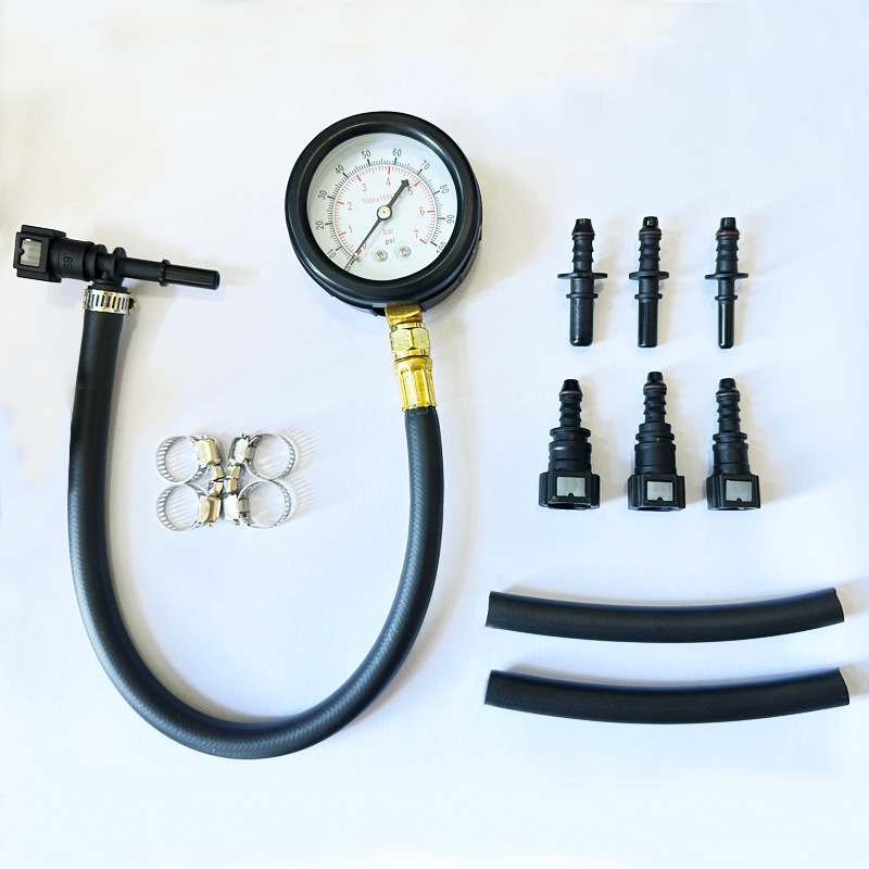 Car Fuel Pressure Gauge High-Precision Multi-Function Fuel Injection Pressure Testing Tool Auto Repair Tool Set