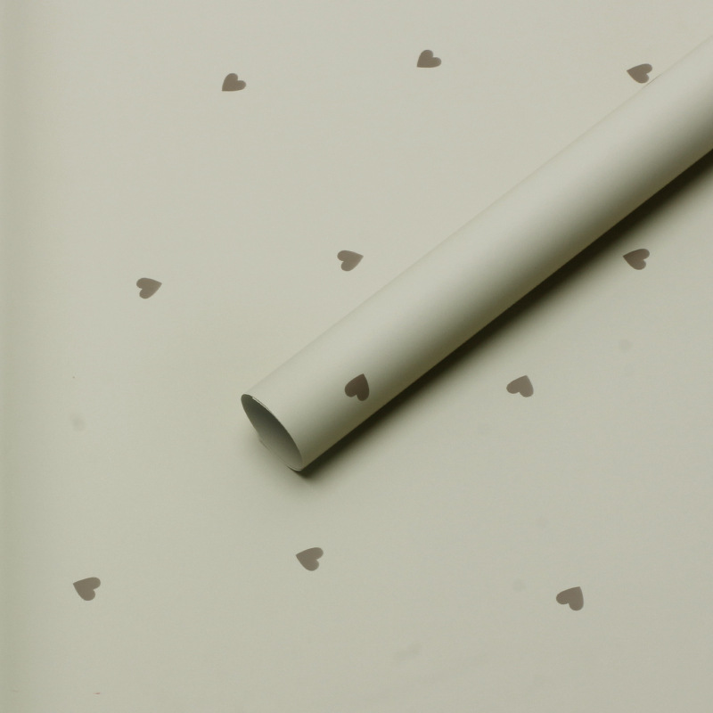 Huaxi cálido amor por el material de embalaje de ramo de flores de papel de embalaje impermeable florista material de ramo de flores