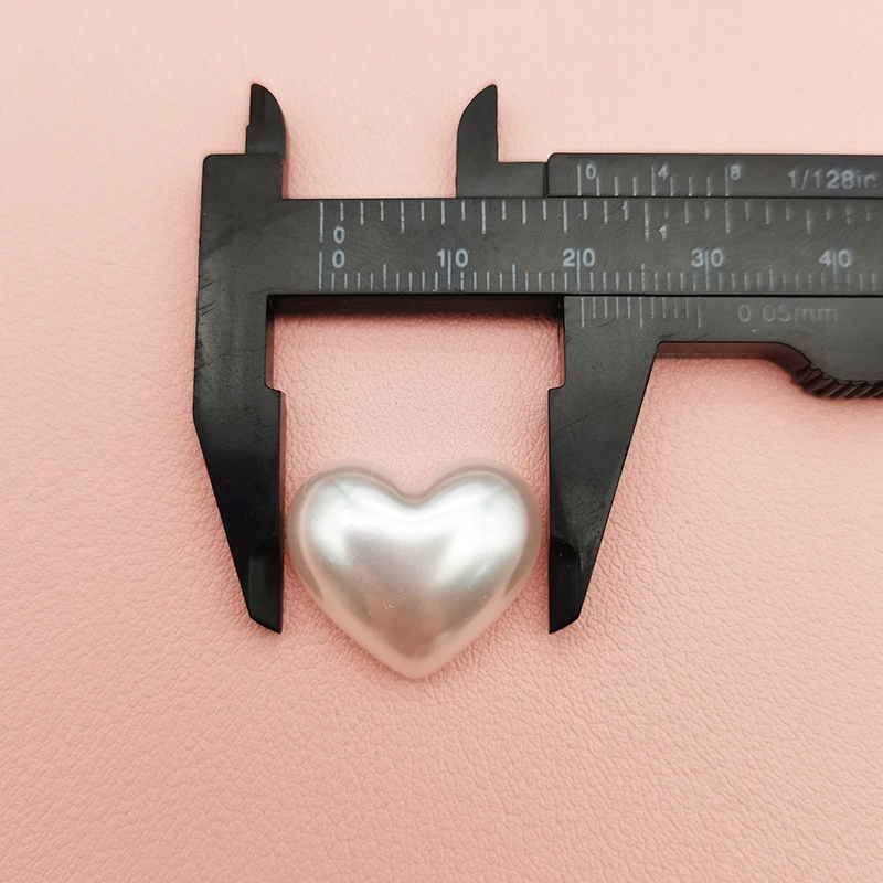 ABS имитация жемчуга DIY полузадняя любовь жемчужное украшения плоский персиковый сердце одежда пуговицы аксессуары аксессуары