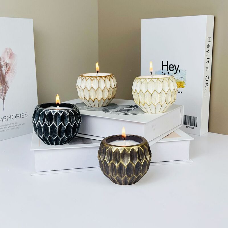 Cross-Border Household and Commercial Aromatherapy Candles, DIY Crafts, Indoor Candle Holder Decorations, Souvenirs, Women's Day Gifts