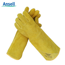 安思爾Ansell43-216牛皮棉質襯里防燙耐磨防切割焊接電焊勞保手套