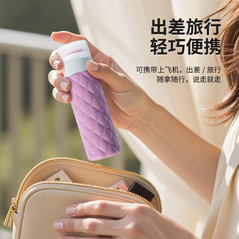 新款硅胶分装瓶大口径瓶口旅行便携大容量90ml食品级硅胶分装瓶子|undefined