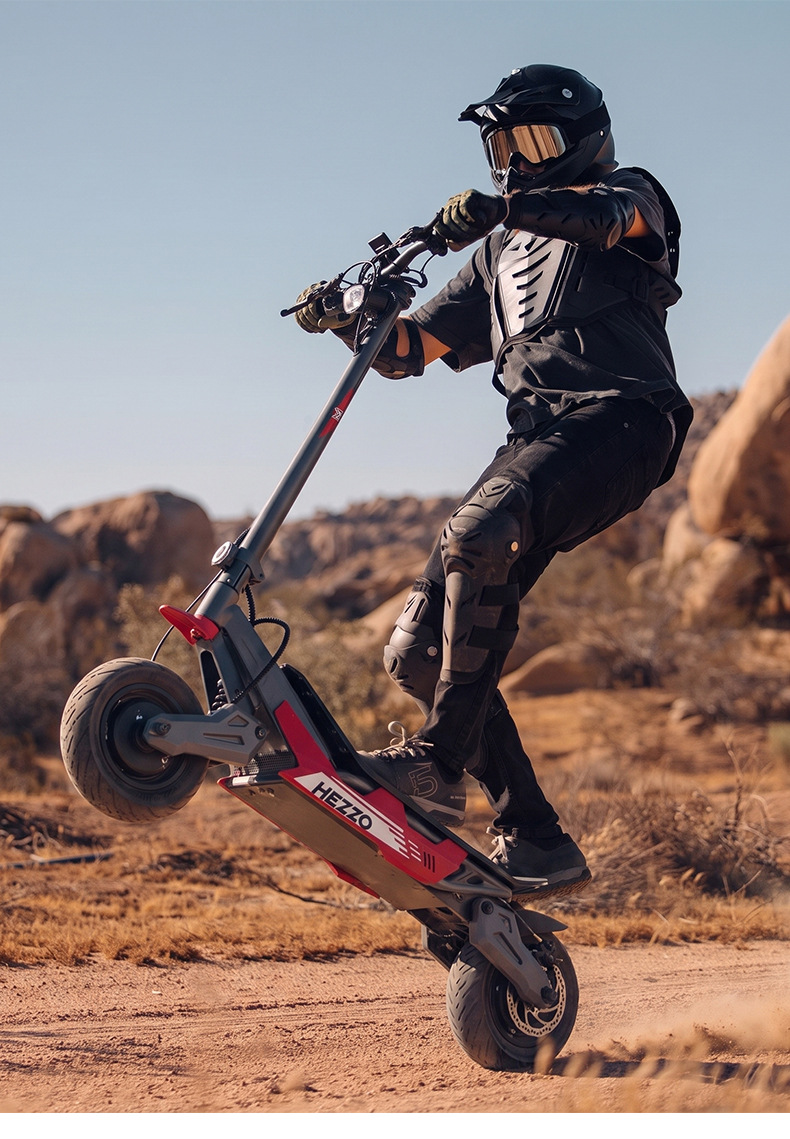 Cross-border exclusive F10 electric off-road scooter, featuring dual motors, high power, long battery life, and a foldable design, making it an ideal adult mobility vehicle