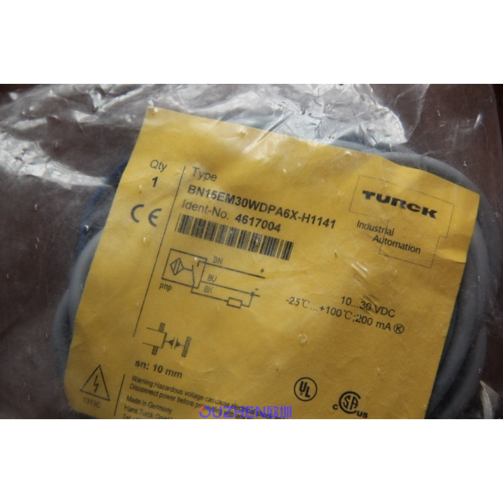 全新原装TURCK 接近开关BN15EM30WDPA6X-H1141正品现货 议价为准