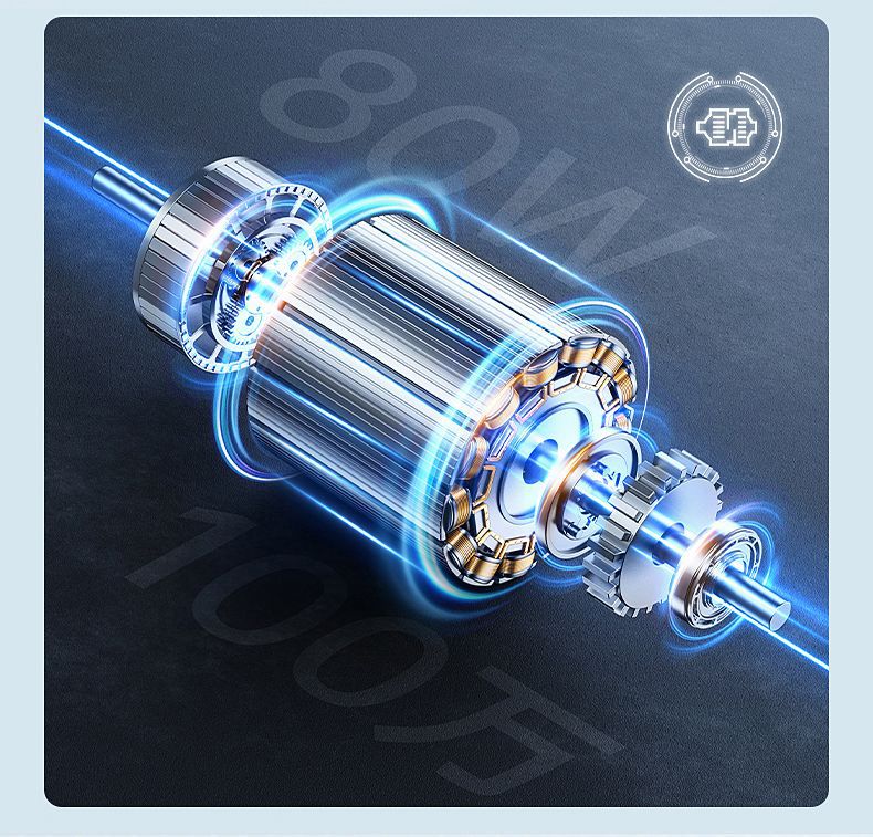 Car Portable Air Pump Cordless Electric Dual Cylinder High Pressure Tire Inflator
