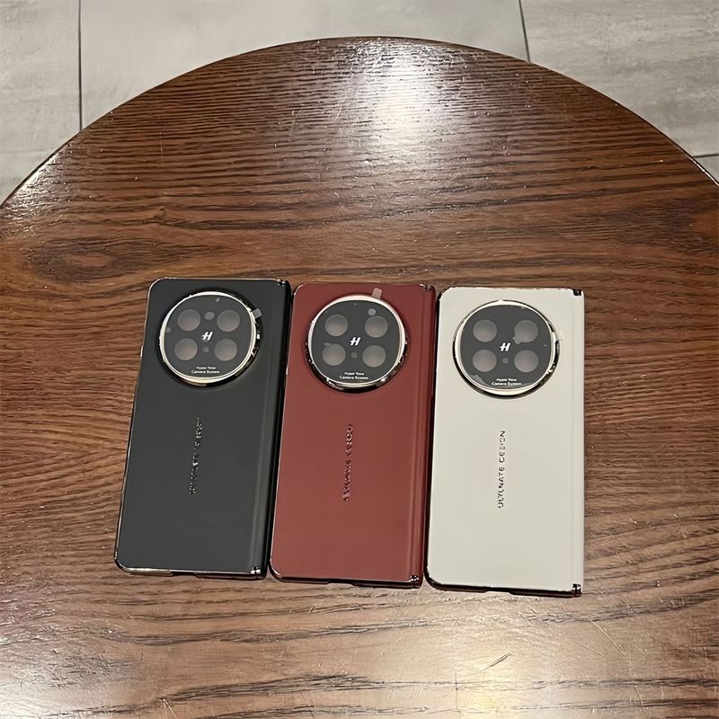 oppofindn5 携帯電話ケースに適した新しい中心軸保護 N5 プレーンレザー電気メッキレンズオールインクルーシブヒンジ落下防止ケース|undefined