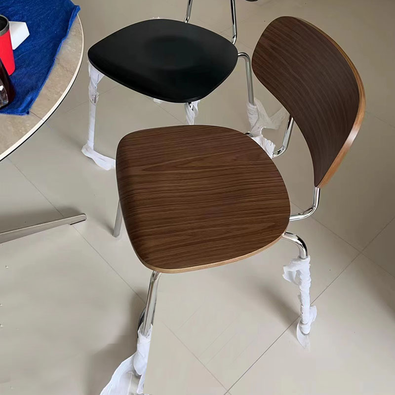 전기도금 실버 삼각대 + 브라운 월넛 컬러 시트 후면 패널