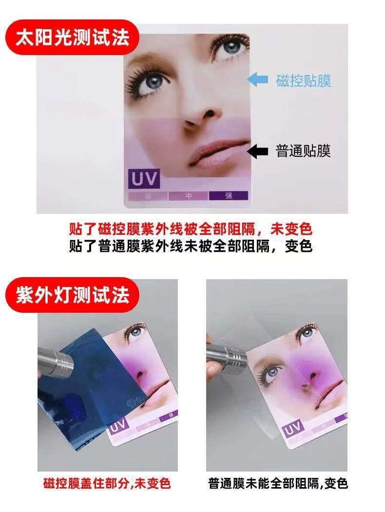 Car Heat Insulation Film Diamond Double Silver Metallic Wire Solar Film Front Windshield Glass Film Full Car Uv Protection
