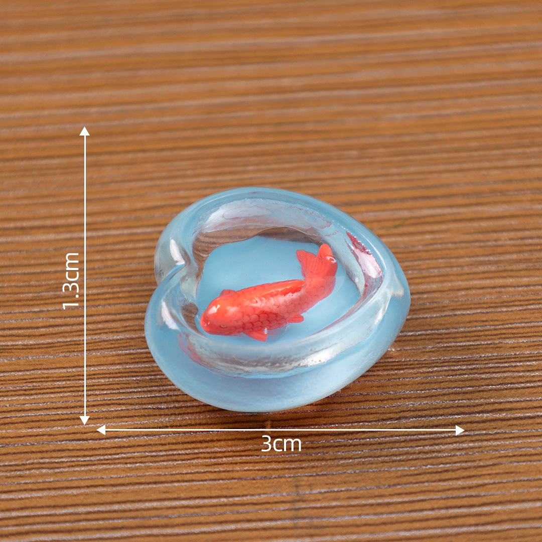 かわいいいたずらな魚猫人形かわいいドールハウス diy 装飾アクセサリーミニデスクトップ装飾品