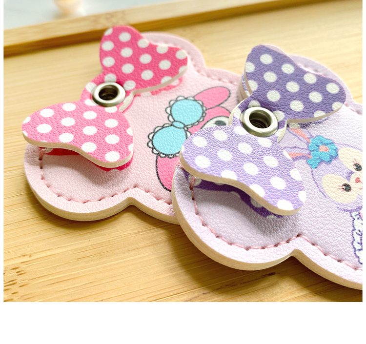 Suitable for Electric Vehicle Key Cover Cartoon Double-Sided Tram Motorcycle Key Protective Cover Shell Home Door Key Handle Set