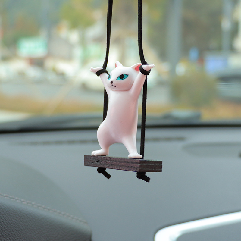 Twisted Waist Cat Car Pendant Car Interior Decoration Supplies Car Pendant Pendant Car Charms Car Supplies Batch