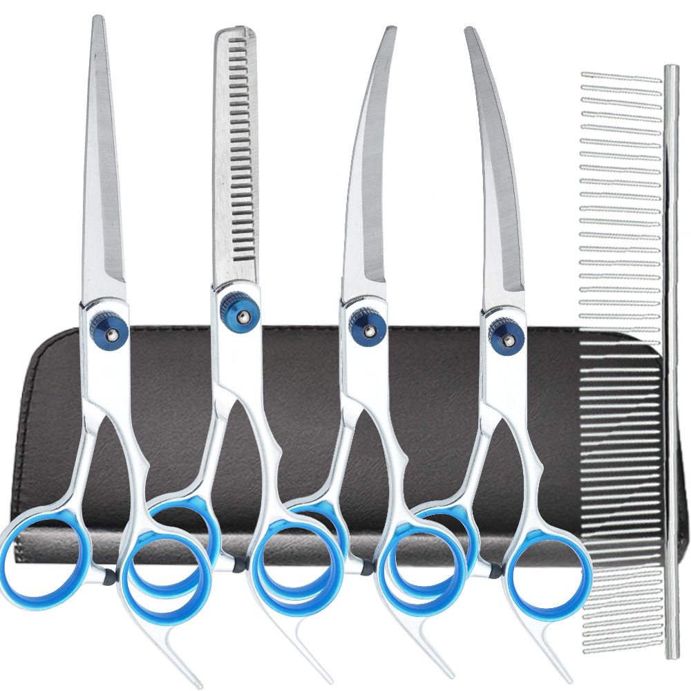Venta directa de fábrica de tijeras para mascotas Teddy Beauty tijeras para cortar mascotas Juego de recorte de perros