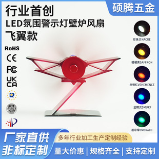 New cross-border thermal power fireplace fan stove silent intelligent fan self-starting high temperature wall-mounted