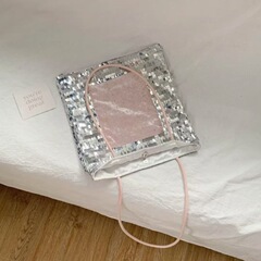 今年流行しているファッションのスパンコールバッグ2025新型大容量のトートバッグ