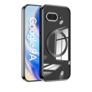 Чехол для Google Pixel 9A прозрачный с покрытием магнитный для беспроводной зарядки