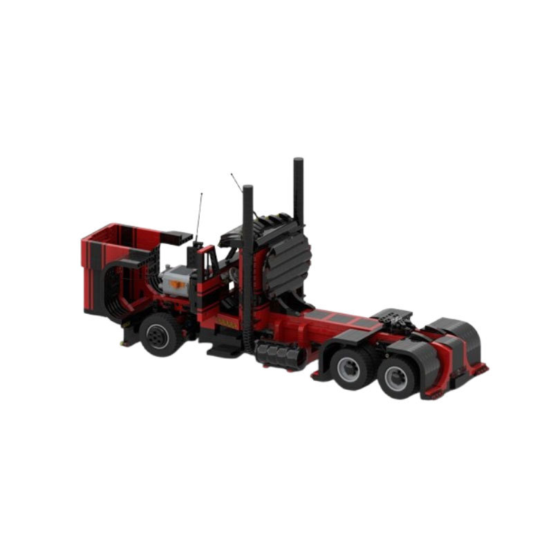 Modelo de camión pesado de bloques de construcción diy_voghion.com