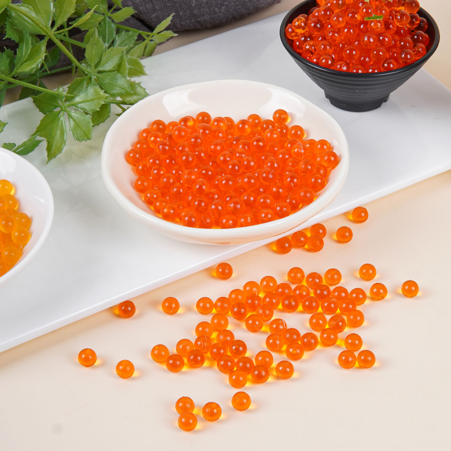 Simulation Food Caviar DIY Japanese Food Sushi Bowl Noodles Handmade Accessories 0.7cm Fish Roe Play Toy