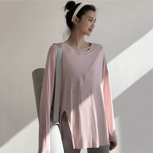 Summer New All-match Loose Quick-drying Casual Sports Top Women's Internet-famous Pilates Fitness Training Yoga T-shirt