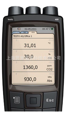 批发德图多功能检测仪温度计测试仪testo 480含软件