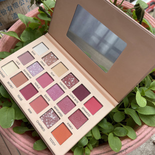 18 color desert rose eye shadow plate beads matte sequins glitter fairy plate earth color eye shadow foreign trade cross-border exclusive