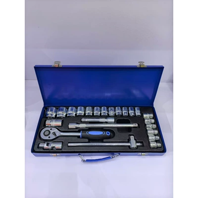 combination repair tools, Mühərrik tənzimləmə alətləri - 24pc-slide-rods-blue-iron-box