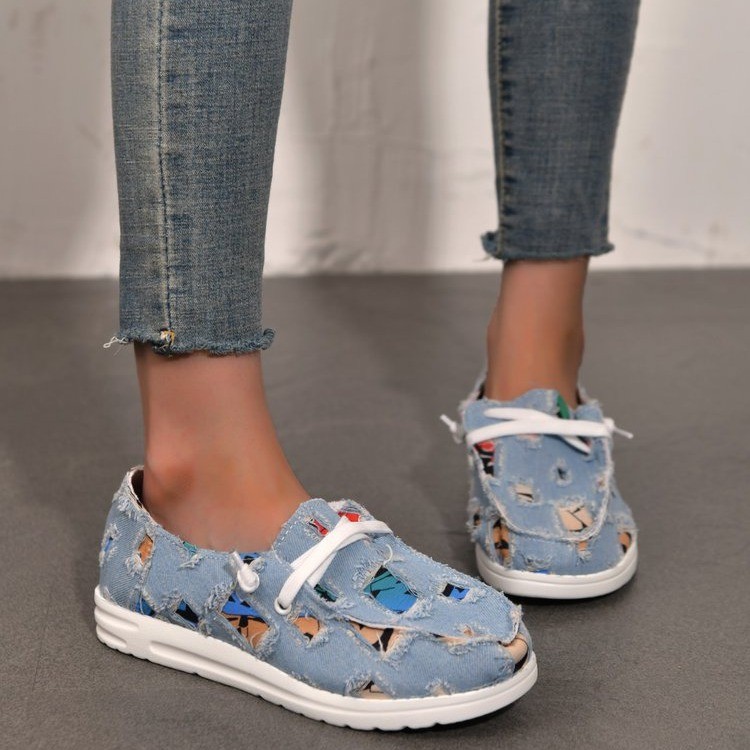 Scarpe da donna Scarpe da tennis Scarpe casual Scarpe da ginnastica Tessuto a rete Traspirante Antiscivolo Calzature versatili_voghion.com