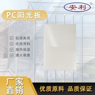 Amway Brand Transparent pc Double-layer Sunshine Board Polycarbonate Anti-uv Hollow Board