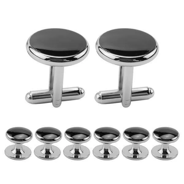 Two cufflinks+6 small nails are shown in the figure