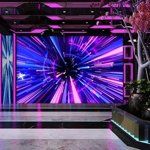 3d 3d laser light dynamic wallpaper live background wallpaper Club Karaoke room decoration bar KTV flash Wall cloth