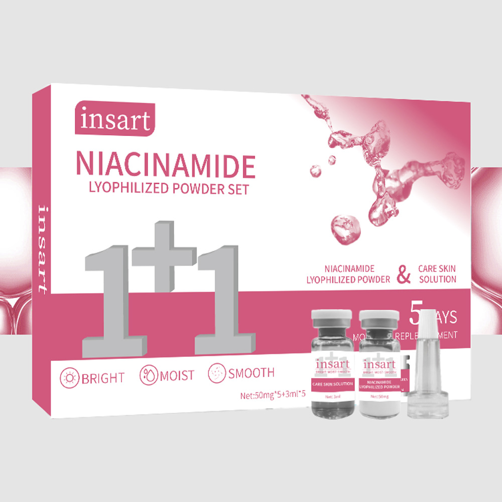 Set de Polvo Liofilizado de Péptido de Cobre y Colágeno, Hidratante, para Cuidado Facial